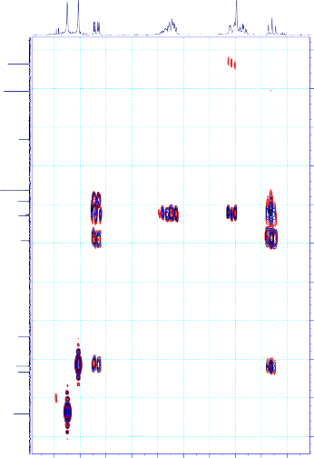 PL 60 SD02 CDCl3 HMBC ppm 105 110 115 120 125 130 135 140 145 150 155 SD02 CDCl3 HMBC ppm 25 30 35 41