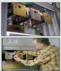 The actual switching mechanism is contained in the back of the unit so that operators are never 15