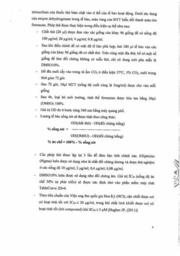 Phụ lục 140 Kết quả thử hoạt tính chống oxy hóa của các dẫn chất mono O 2 3