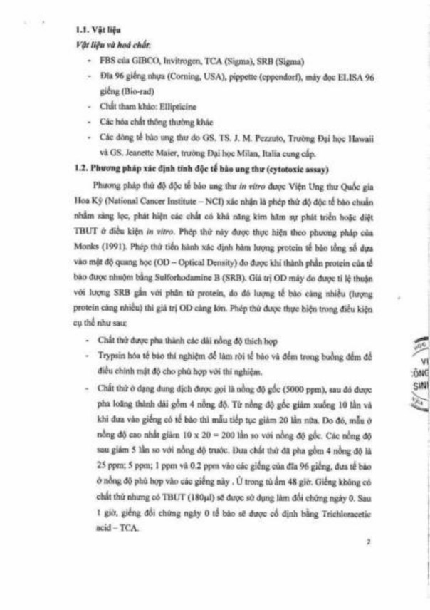 Chống oxy hóa và chống viêm của dẫn chất 2 curcumin O yl ethyl dihydrophosphat PH11 7