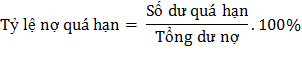 Tỷ lệ khách hàng có nợ quá hạn cũng thể hiện rất rõ khả năng quản lý 1