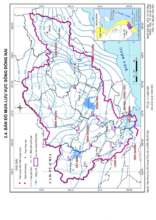 Trong bối cảnh lượng nước cung cấp cho các sông không đồng đều trong lưu 4