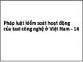 Pháp luật kiểm soát hoạt động của taxi công nghệ ở Việt Nam - 14