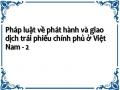 Pháp luật về phát hành và giao dịch trái phiếu chính phủ ở Việt Nam - 2