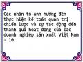 Các nhân tố ảnh hưởng đến thực hiện kế toán quản trị chiến lược và sự tác động đến thành quả hoạt động của các doanh nghiệp sản xuất Việt Nam - 10