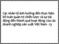 Ứng Dụng Nội Dung Lý Thuyết Thể Chế Giải Thích Ảnh Hưởng Các Nhân Tố Đến Thực Hiện Ktqtcl