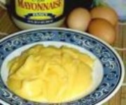 Nguyên liệu Lòng đỏ trứng 2 Giấm 2 muỗng cà phê Tiêu trắng xay Mù tạt Anh hay 9