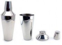 2 Standard shaker 3 Strainer 4 Mixing glass 5 Bar spoon 6 Jigger Measure 7 Measuring spoons 8 2