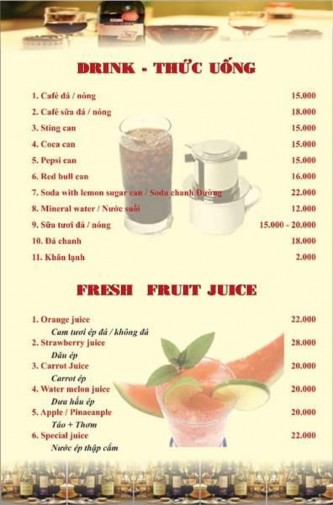 Rượu khai vị thường được phục vụ tại bàn vào giai đoạn đầu của bữa 2