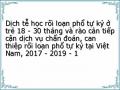 Dịch tễ học rối loạn phổ tự kỷ ở trẻ 18 - 30 tháng và rào cản tiếp cận dịch vụ chẩn đoán, can thiệp rối loạn phổ tự kỷ tại Việt Nam, 2017 - 2019 - 1