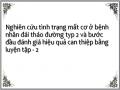 Nghiên cứu tình trạng mất cơ ở bệnh nhân đái tháo đường typ 2 và bước đầu đánh giá hiệu quả can thiệp bằng luyện tập - 2