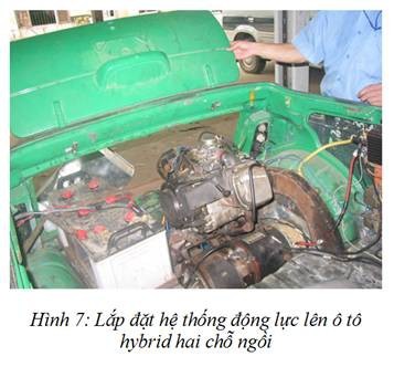 nghiên cứu chúng tôi không lắp hệ thống máy phát điện để nạp điện cho ắc 5