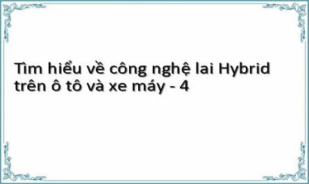 Xe Gắn Máy Lai (Hybrid) Điện Nhiệt Sử Dụng Nhiên Liệu Lpg ­ Một Giải Pháp Tối Ưu Cho Phương