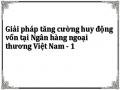 Giải pháp tăng cường huy động vốn tại Ngân hàng ngoại thương Việt Nam