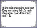 Những giải pháp nâng cao hoạt động marketing thẻ của ngân hàng ngoài quốc doanh Việt Nam - 12