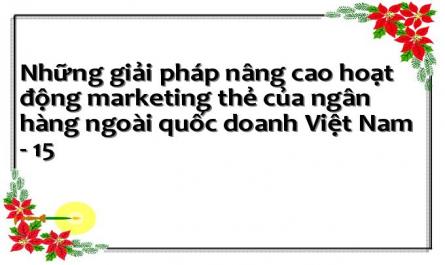 Những giải pháp nâng cao hoạt động marketing thẻ của ngân hàng ngoài quốc doanh Việt Nam - 15