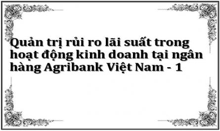 Quản trị rủi ro lãi suất trong hoạt động kinh doanh tại ngân hàng Agribank Việt Nam