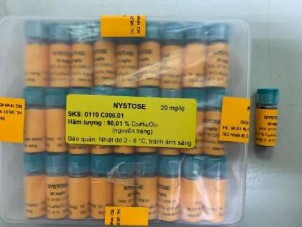 Hình 3 14 Chất chuẩn nystose SKS 0119 C006 01 3 3 2 6 Nghiên cứu độ ổn định của 3