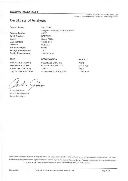 PHỤ LỤC 17 QUY TRÌNH THIẾT LẬP CHẤT CHUẨN NYSTOSE 1 Mục đích Quy định phạm vi 1