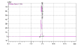 a Dung dịch chuẩn monotropein b Dung môi Ch1 237nm 4nm 1 00 Monotropein 7 137 349792 mAU 30 25 1