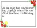 Các giai đoạn thực hiện tội phạm theo pháp luật hình sự Việt Nam từ thực tiễn thành phố Đà Nẵng - 10