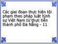 Các giai đoạn thực hiện tội phạm theo pháp luật hình sự Việt Nam từ thực tiễn thành phố Đà Nẵng - 11
