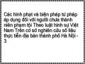 Những Vấn Đề Chung Về Người Chưa Thành Niên Phạm Tội