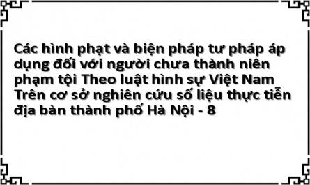 Các Hình Phạt Và Biện Pháp Tư Pháp Áp Dụng Đối Với Người Chưa Thành Niên Phạm Tội Theo Quy