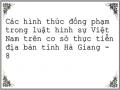 Thực Tiễn Giải Quyết Vụ Án Hình Sự Và Một Số Tồn Tại Vướng Mắc Đối Với Việc Xác Định Các Hình Thức Đồng Phạm Tại Tỉnh Hà Giang