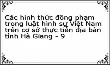 Một Số Tồn Tại Trong Việc Xác Định Các Hình Thức Đồng Phạm Và Nguyên Nhân