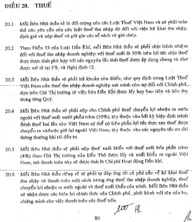 Hình 2 12 Quy định về thuế tại Công ty Liên doanh Điều hành Hoàng Long Nguồn 8