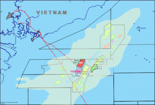 Hình 2 1 Bản Đồ Phân Lô Các đối tác hiện tại của Hợp đồng Dầu khí Lô 16 6