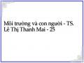 Môi trường và con người - TS. Lê Thị Thanh Mai - 25