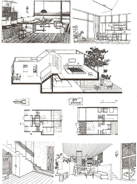 Hình 14 Nội thất không gian phòng sinh hoạt chung c Phòng ăn Trên nguyên tắc phòng 4