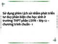 Sử dụng phim Lịch sử nhằm phát triển tư duy phản biện cho học sinh ở trường THPT phần LSVN – lớp 12 – chương trình chuẩn