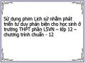 Sử dụng phim Lịch sử nhằm phát triển tư duy phản biện cho học sinh ở trường THPT phần LSVN – lớp 12 – chương trình chuẩn - 12