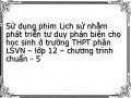 Thực Trạng Sử Dụng Phim Trong Dạy Học Ls Nhằm Phát Triển Tdpb Cho Hs Ở Trường Phổ Thông (Phần Lsvn - Lớp 12 - Chương Trình Chuẩn)