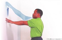 Hình 8 Bài tập bò tường Hình 9 Bài tập gấp cánh tay hình A xoay ngoài hình B 5