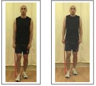 Hình 14 bài tập nhún vai với dây chun Hình 15 bài tập duỗi cánh tay với dây chun 9