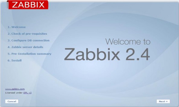Hình 3 16 Giao diện cài đặt của Zabbix 2 4 19