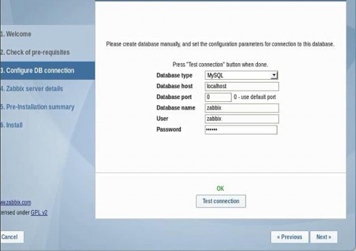Hình 3 18 Giao diện khai báo cở sở dữ liệu và tài khoản mật khẩu Khai báo 2