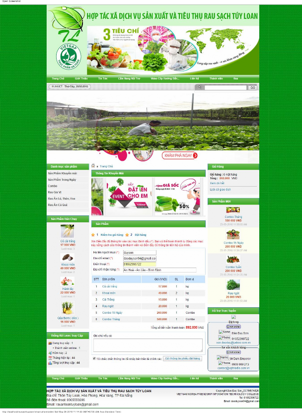 Hình 3 18 Giao diệ ệ n trang kiể ể m tra đ đ ơ ơ n hàng 3 3 2 11 Trang gửi thông 3