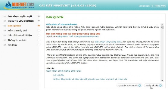 Hinh 2 7 Bả ả n quyề ề n Mã nguồn Nukeviet 3 0 được phát hành dưới dạng mã 6