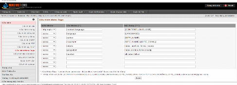Hinh 2 20 Cấ ấ u hình Meta Tags g Cấu hình máy chủ tìm kiếm Hệ thống liệt kê 9