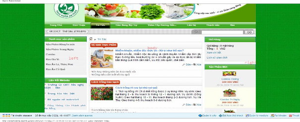 Hinh 2 30 Giao diệ ệ n left – – body – – right 2 3 3 5 Quản trị website a Giới 4
