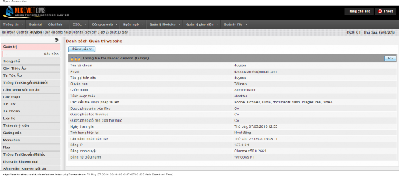 Hinh 2 31 Danh sách quả ả n trị ị website b Thêm sửa quản trị website Chúng ta 5