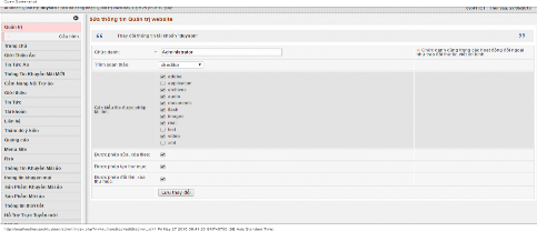 Hinh 2 33 Sử ử a thông tin quả ả n trị ị website c Cấu hình phần quản trị 7