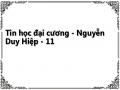 Tin học đại cương - Nguyễn Duy Hiệp - 11