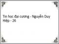 Tin học đại cương - Nguyễn Duy Hiệp - 26