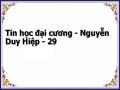 Tin học đại cương - Nguyễn Duy Hiệp - 29